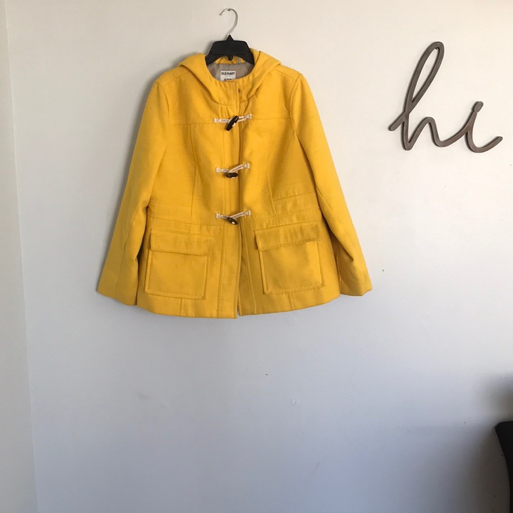 Yellow Old Navy Pea Coat